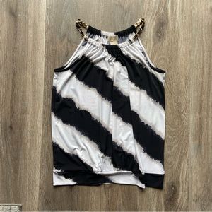 Michael Kors blouse, NWT, chain with high neck